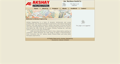 Desktop Screenshot of akshayengineering.com