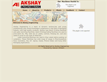 Tablet Screenshot of akshayengineering.com